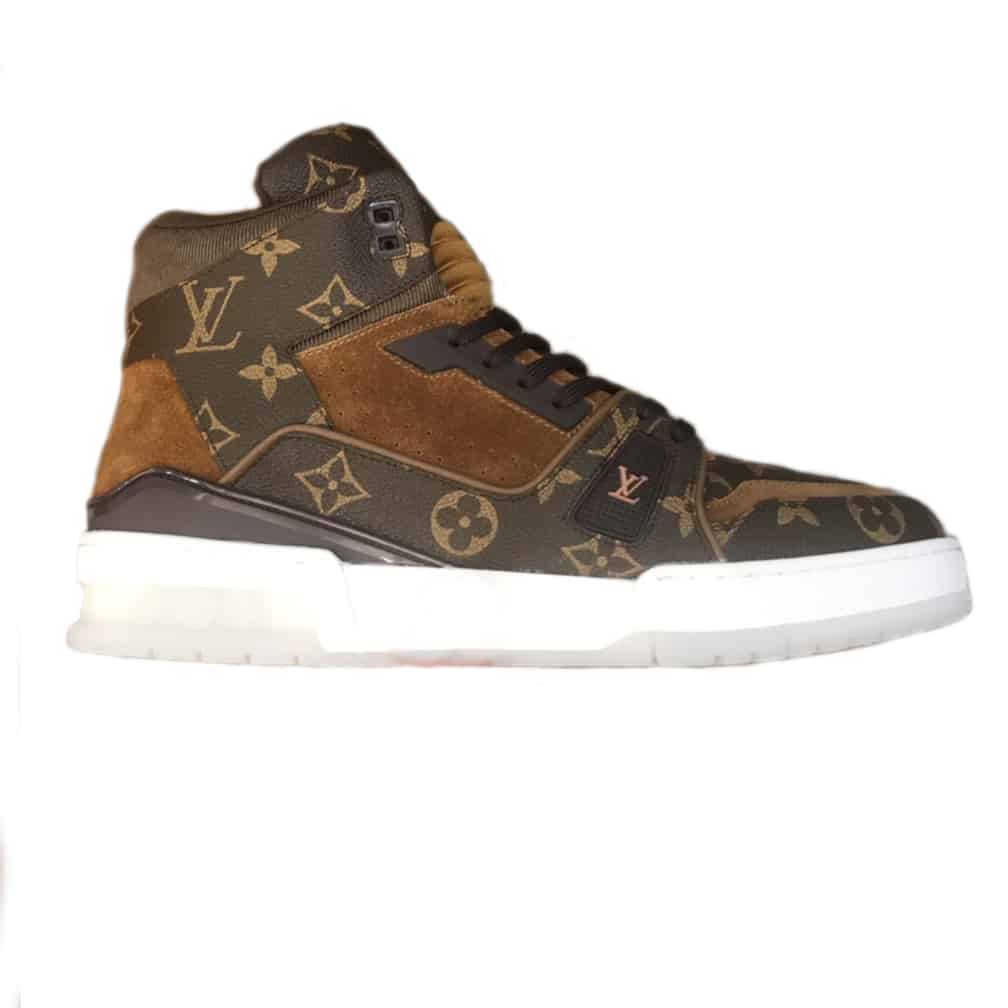 LOUIS VUITTON HIGH TOP TRAINER SNEAKER - LV101