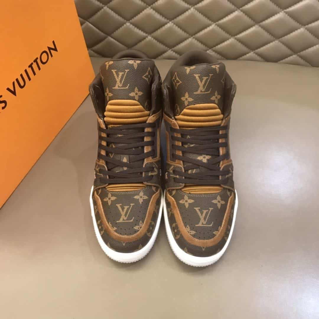 LOUIS VUITTON HIGH TOP TRAINER SNEAKER - LV101
