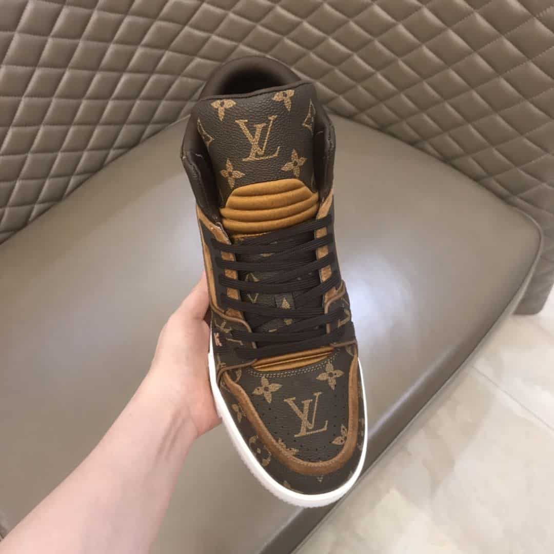 LOUIS VUITTON HIGH TOP TRAINER SNEAKER - LV101