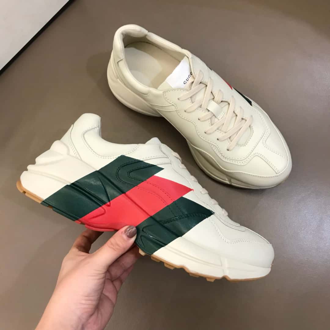 GUCCI RHYTON WEB PRINT SNEAKER - GC58
