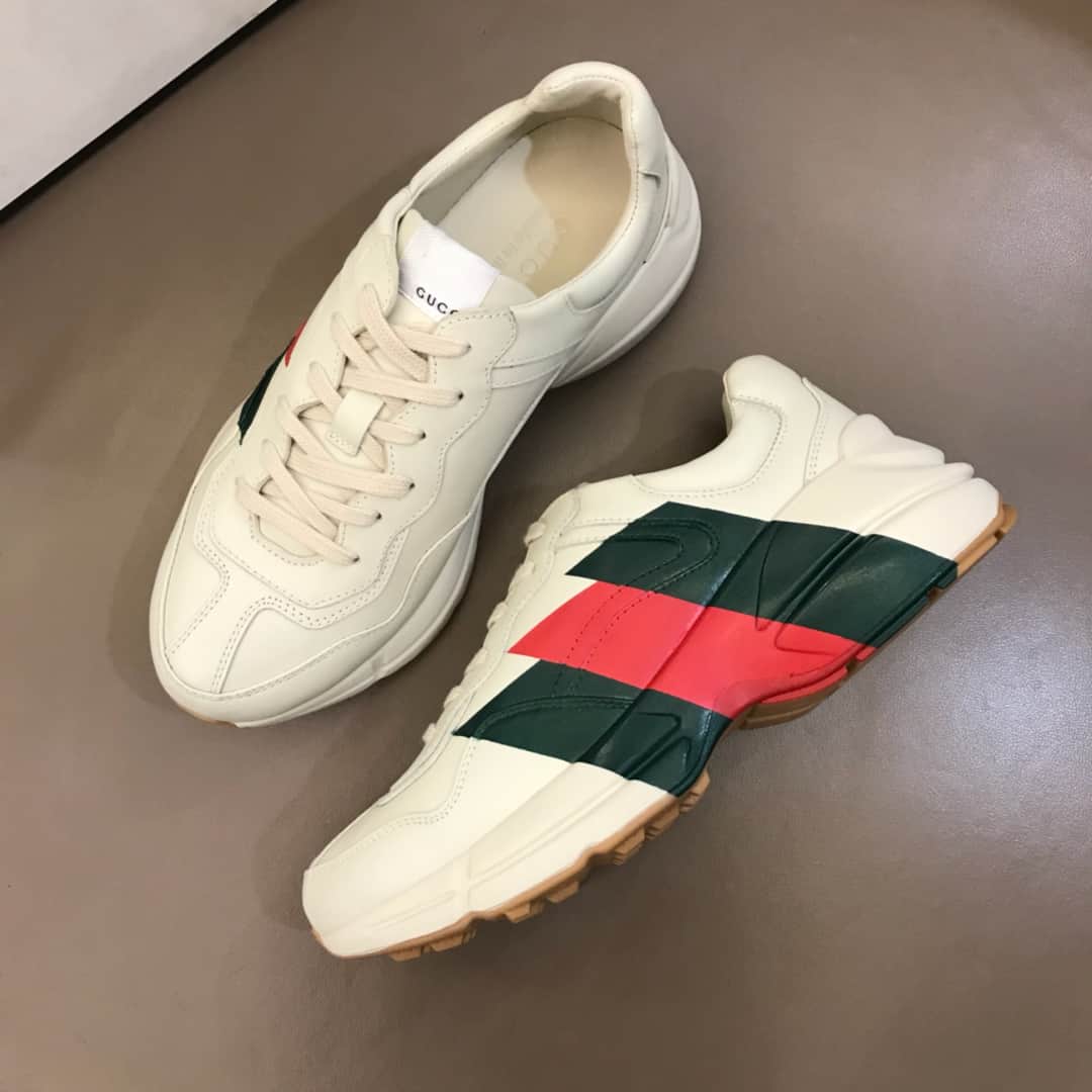 GUCCI RHYTON WEB PRINT SNEAKER - GC58
