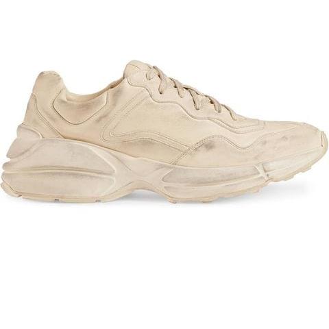 GUCCI RHYTON LEATHER SNEAKER - GC57