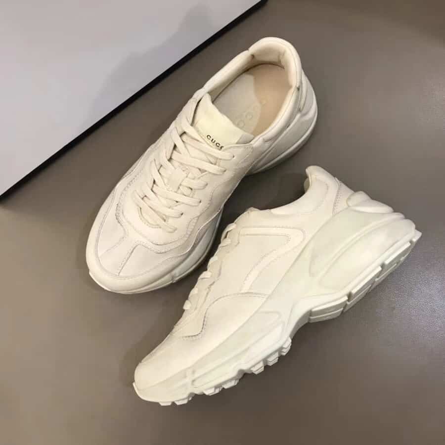 GUCCI RHYTON LEATHER SNEAKER - GC57