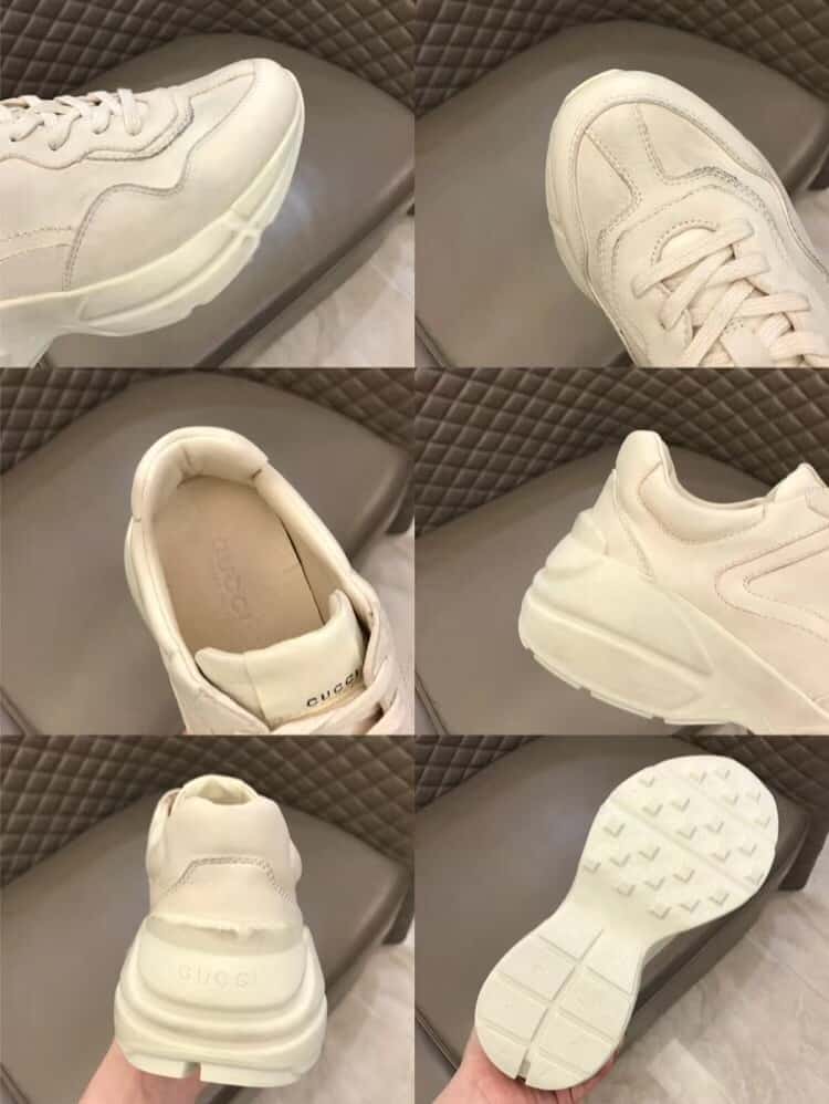 GUCCI RHYTON LEATHER SNEAKER - GC57