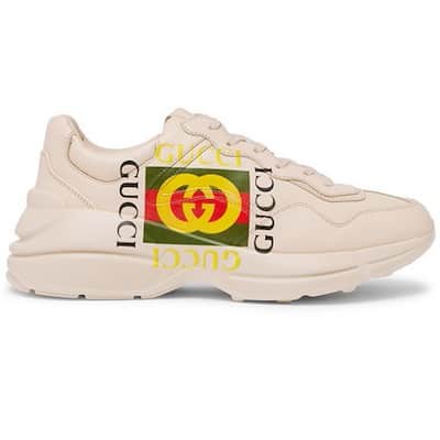 GUCCI RHYTON LEATHER SNEAKER - GC56