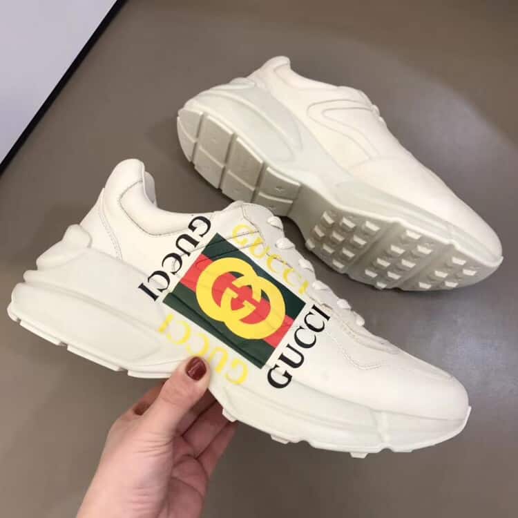 GUCCI RHYTON LEATHER SNEAKER - GC56
