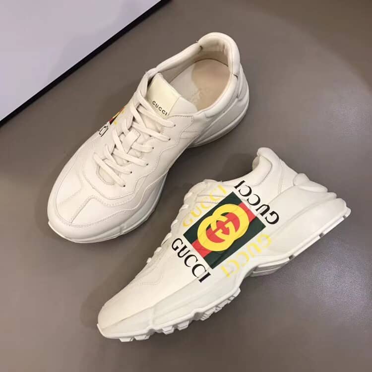 GUCCI RHYTON LEATHER SNEAKER - GC56