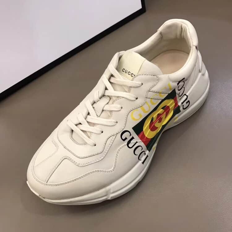 GUCCI RHYTON LEATHER SNEAKER - GC56