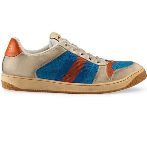 GUCCI SCREENER LEATHER SNEAKER - GC54