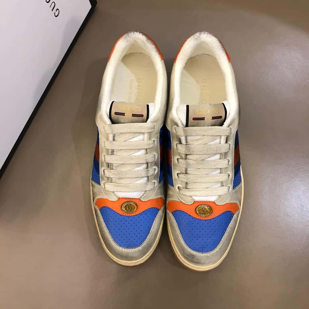 GUCCI SCREENER LEATHER SNEAKER - GC54