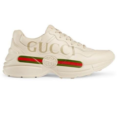 GUCCI RHYTON LEATHER SNEAKER - GC55