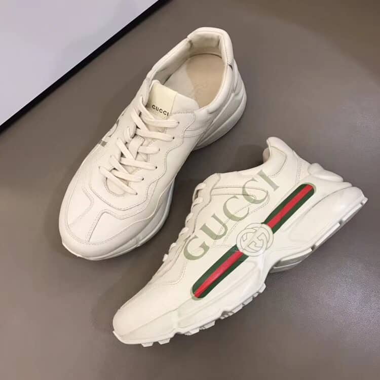 GUCCI RHYTON LEATHER SNEAKER - GC55