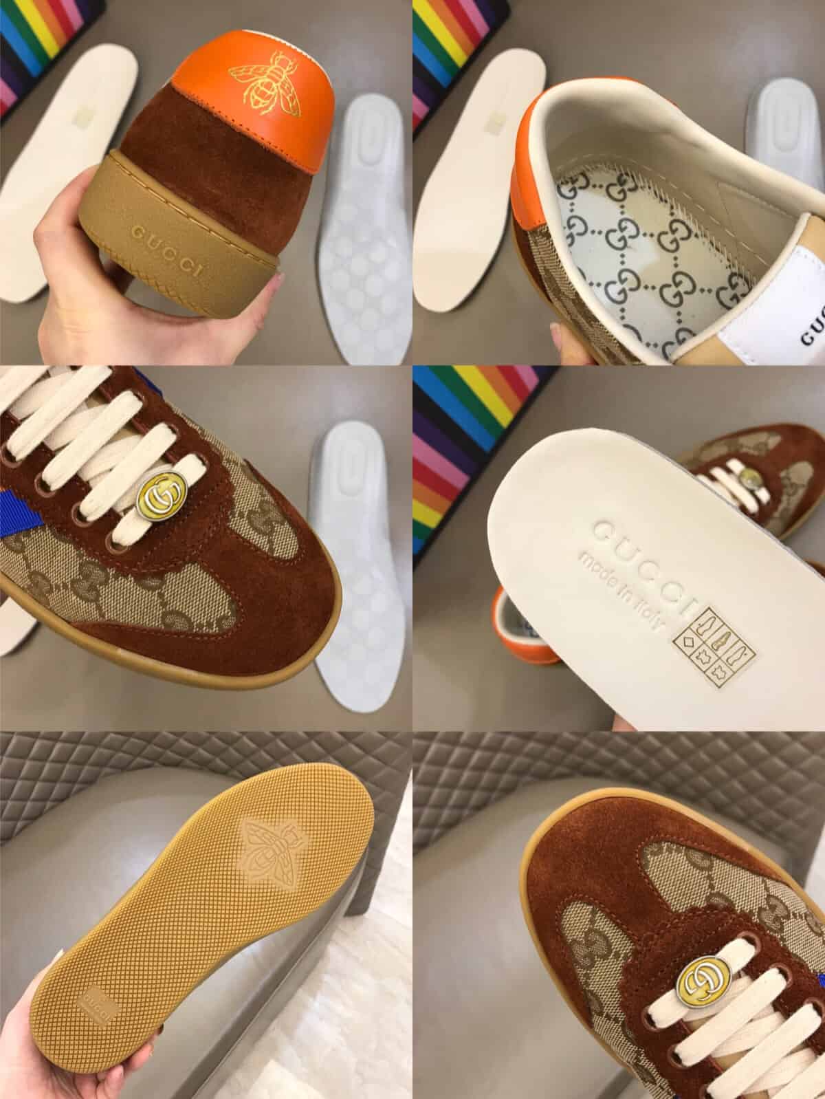 GUCCI G47 WITH WEB SNEAKER