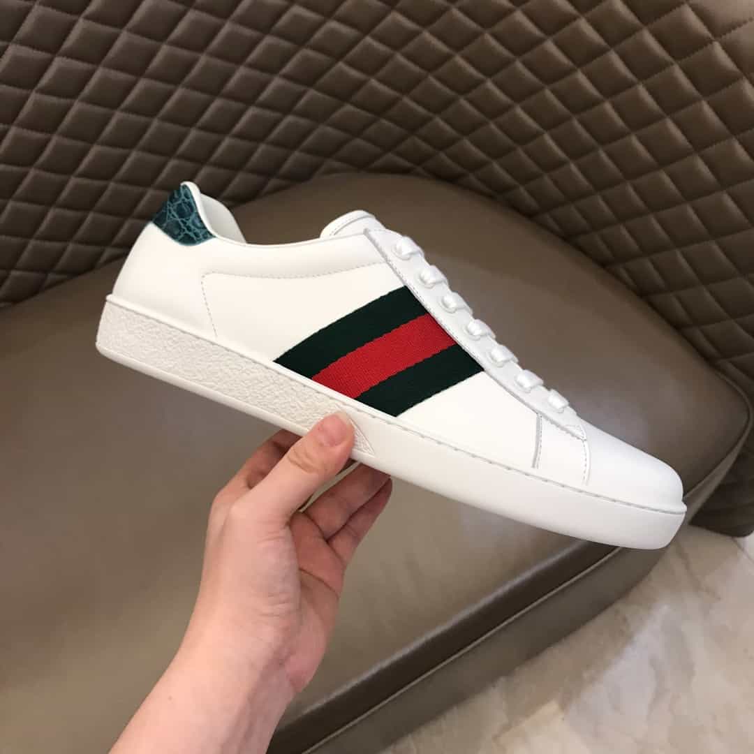 GUCCI ACE LEATHER SNEAKER - GC34