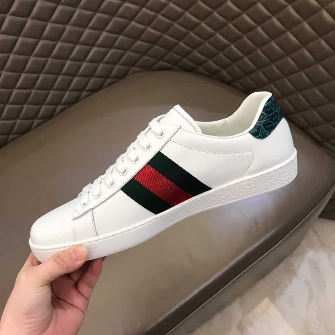 GUCCI ACE LEATHER SNEAKER - GC34