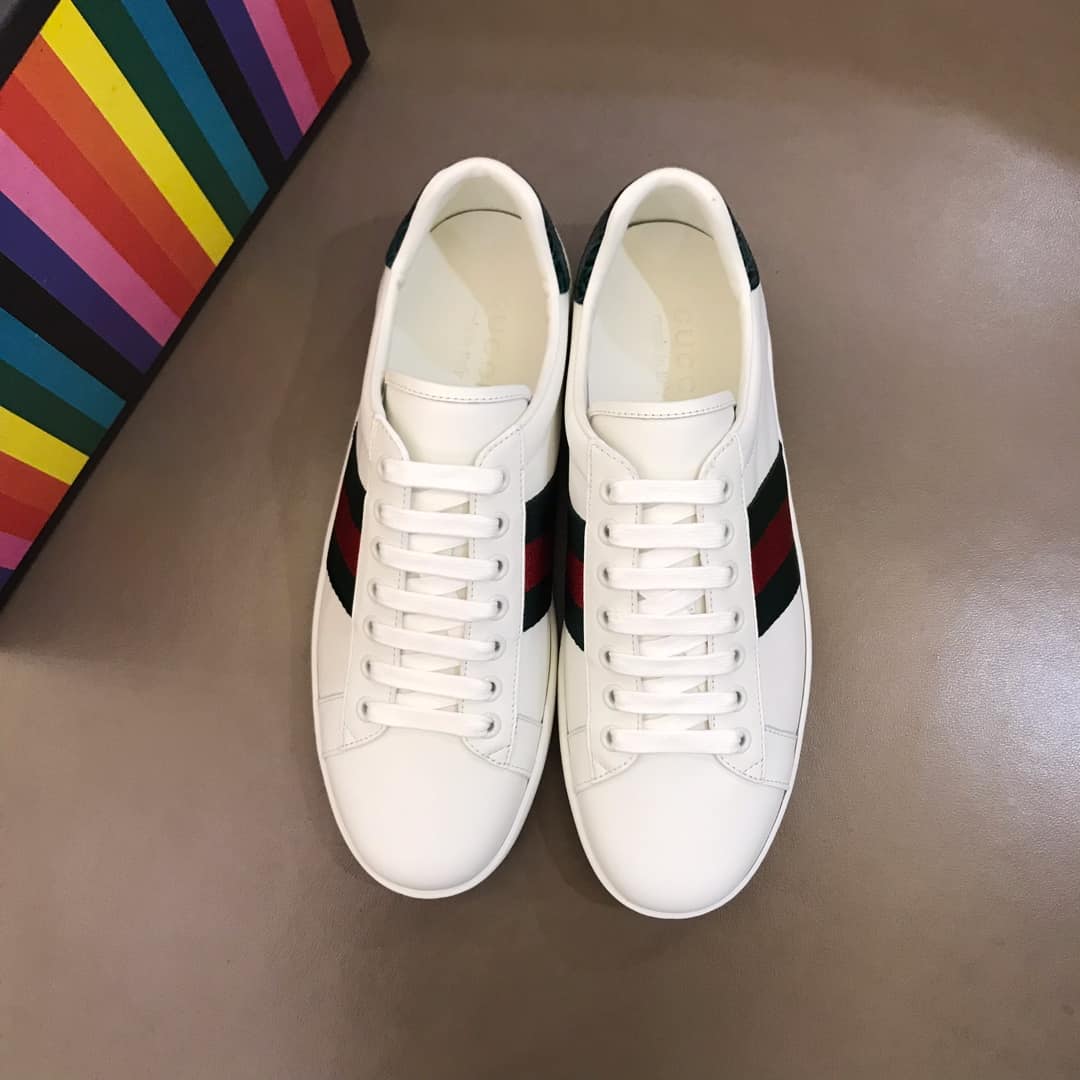 GUCCI ACE LEATHER SNEAKER - GC34