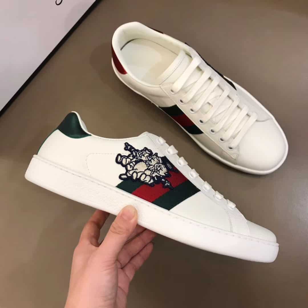 GUCCI ACE SNEAKER WITH THREE LITTLE PIGS