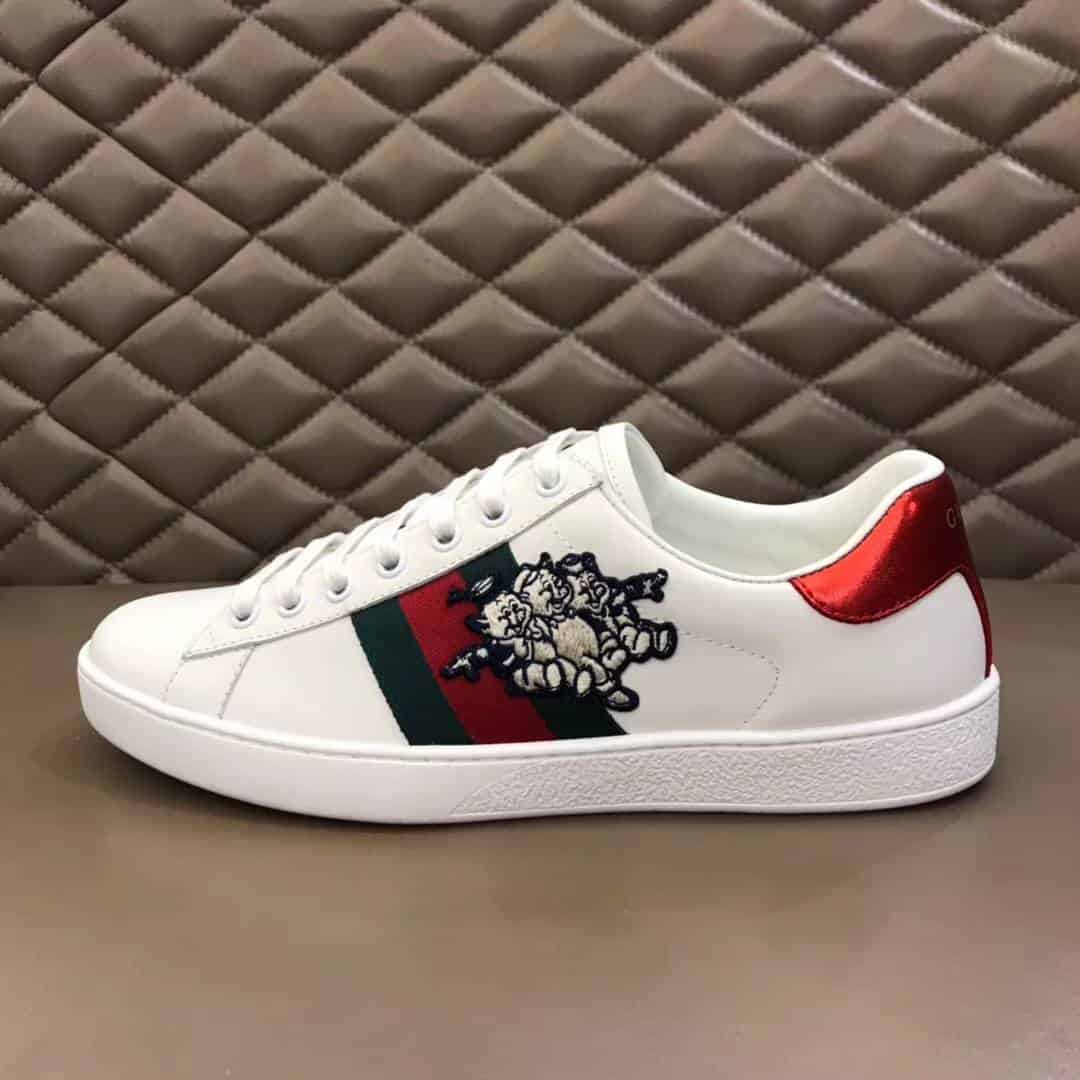 GUCCI ACE SNEAKER WITH THREE LITTLE PIGS