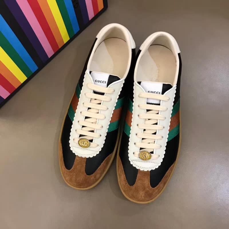 GUCCI G47 WEB BLACK SNEAKER - GC25