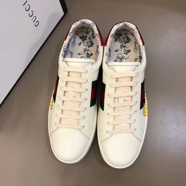 GUCCI ACE SNEAKER WITH GUCCY PRINT - GC22