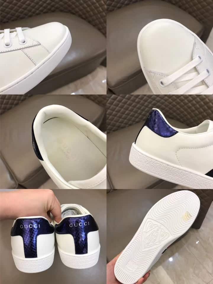 GUCCI ACE NAVY BLUE SNEAKER - GC21