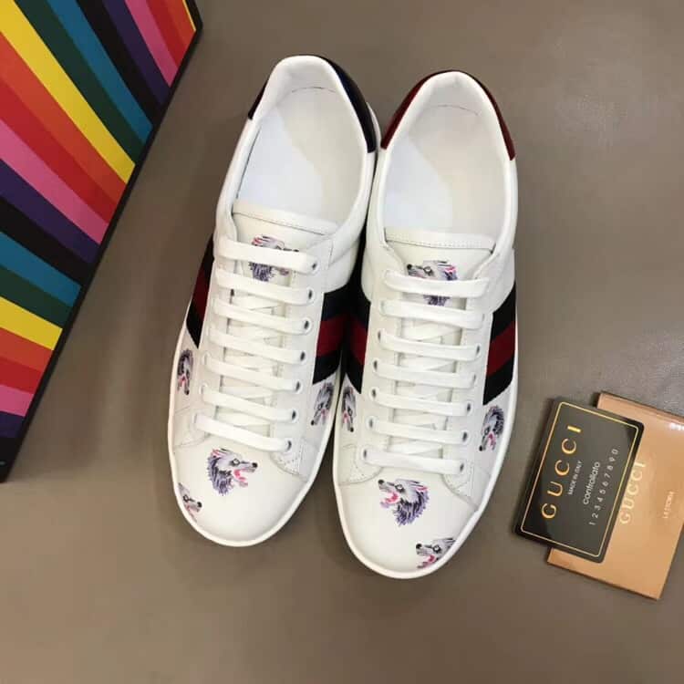 GUCCI ACE WOFT PRINT SNEAKER - GC17