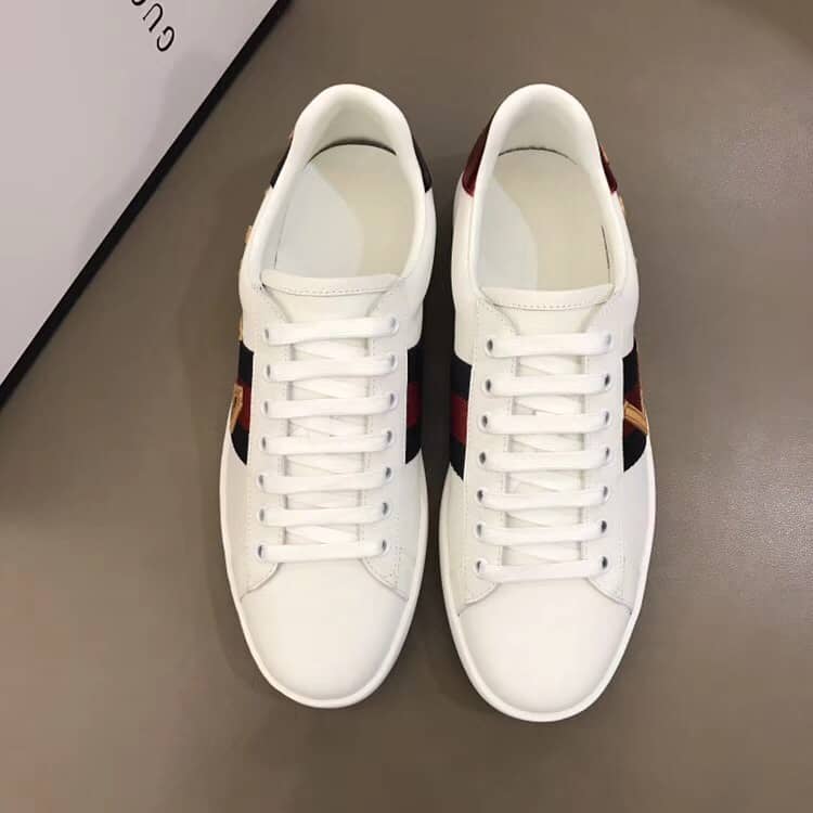 GUCCI ACE EMBROIDERED SNEAKER