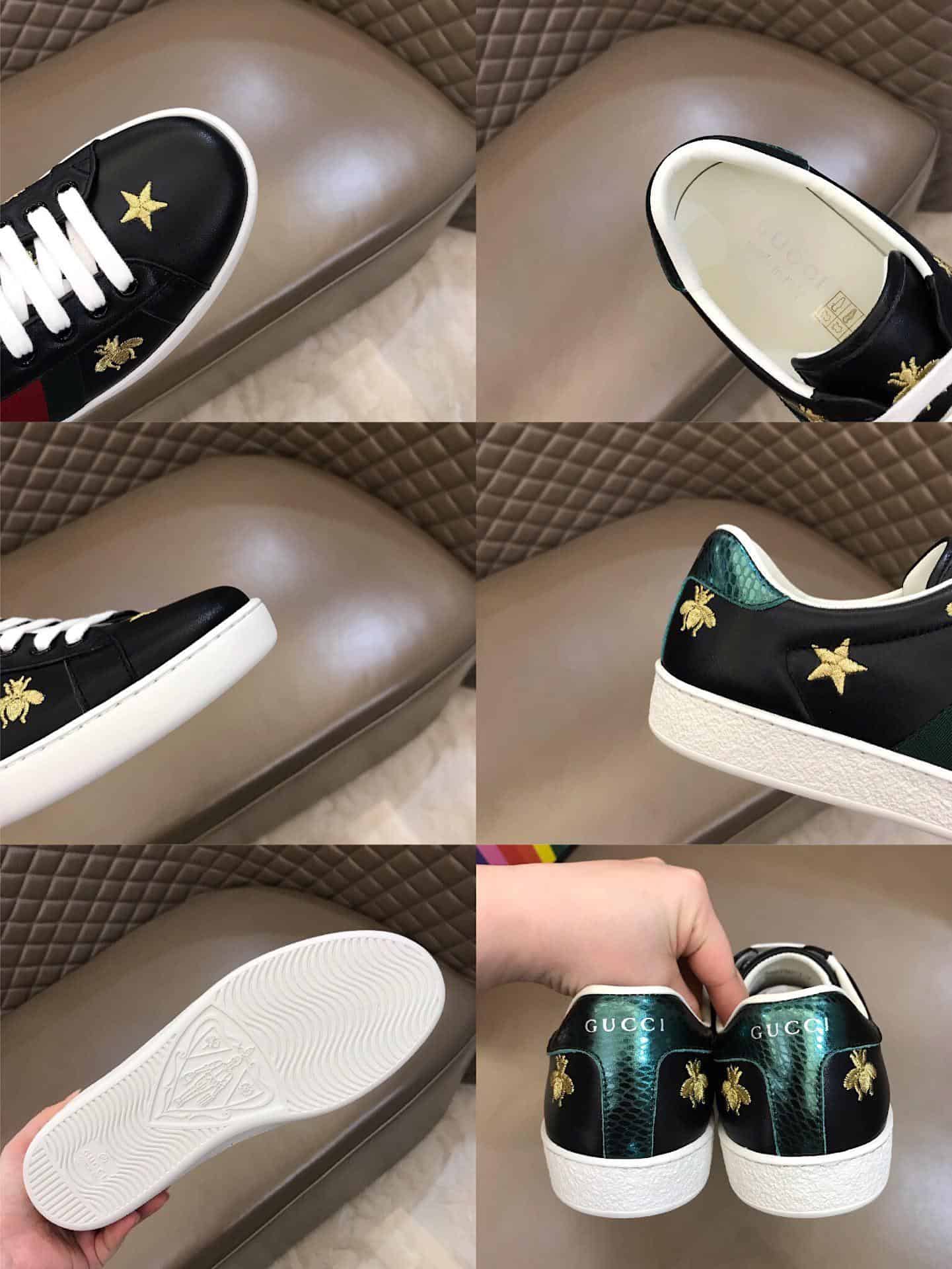 GUCCI ACE EMBROIDERED SNEAKER - GC13