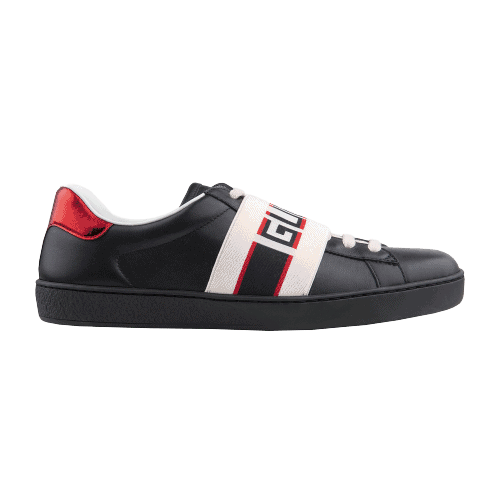 GUCCI STRIPE LEATHER SNEAKER - GC4