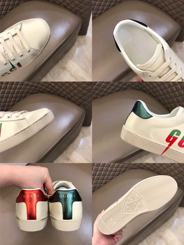 GUCCI MEN'S ACE SNEAKER WITH GUCCI BLADE - GC2