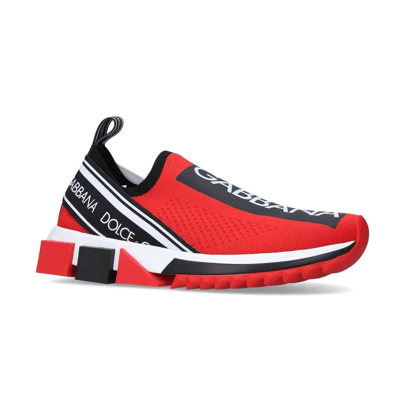 DOLCE & GABBANA STRETCH MESH SORRENTO SNEAKERS WITH LOGO