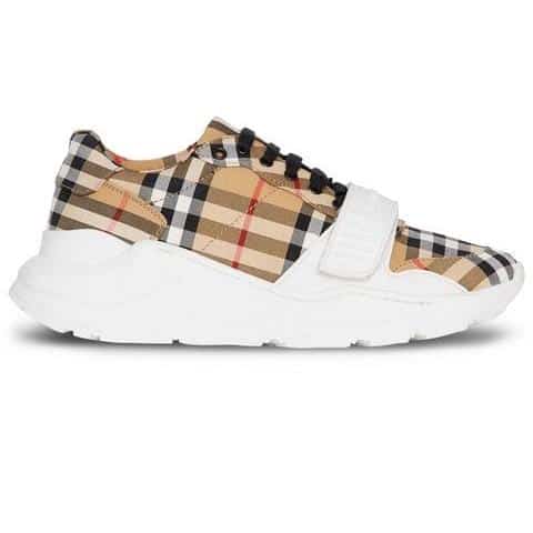 BURBERRY VINTAGE CHECK COTTON SNEAKER