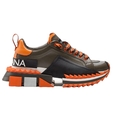 DOLCE & GABBANA SUPER QUEEN MULTICOLOR SNEAKERS - DG34