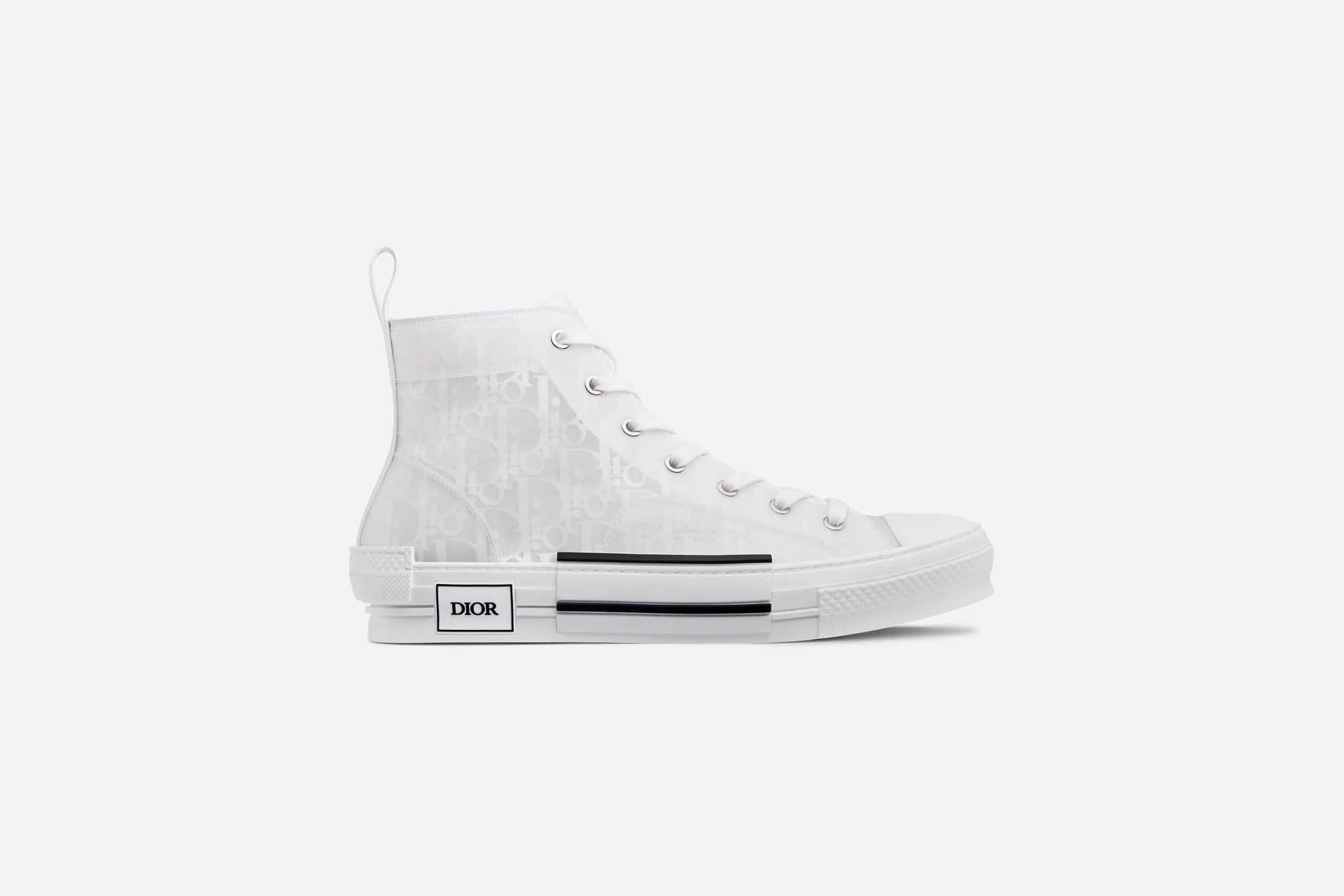 DIOR LIMITED EDITION "B23" HIGH-TOP DIOR OBLIQUE SNEAKER- CD15