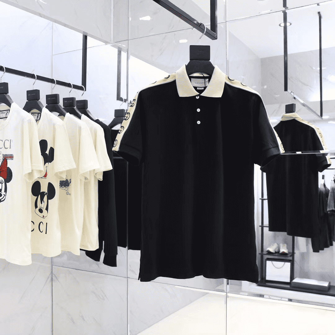 GUCCI WEB STRIPE POLO SHIRT - GC88