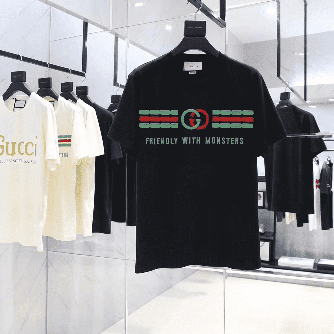 GUCCI FRIENDLY WITH MONSTERS TSHIRT - GC91