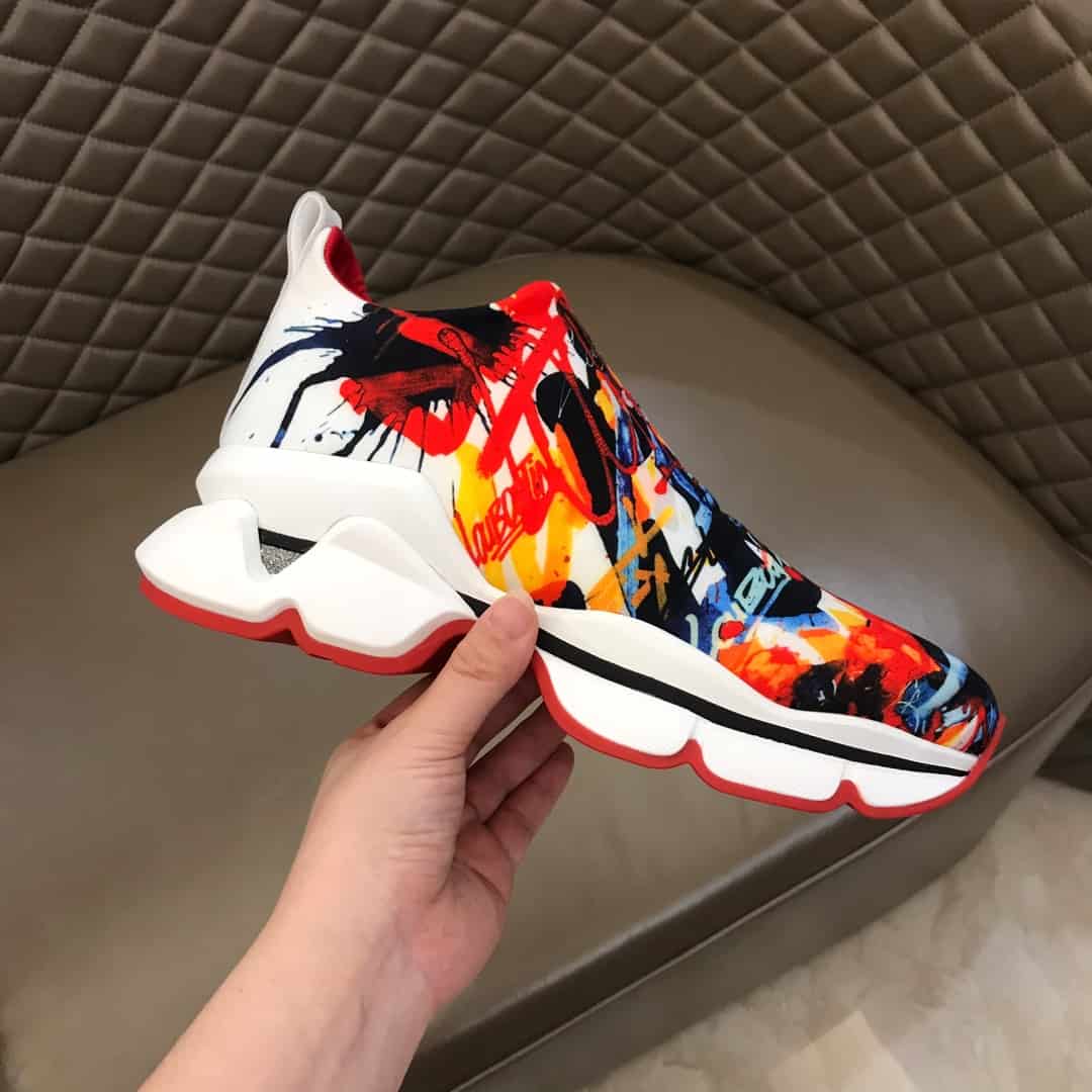 CHRISTIAN LOUBOUTIN SPACE RUN SOCK SNEAKER - CL63
