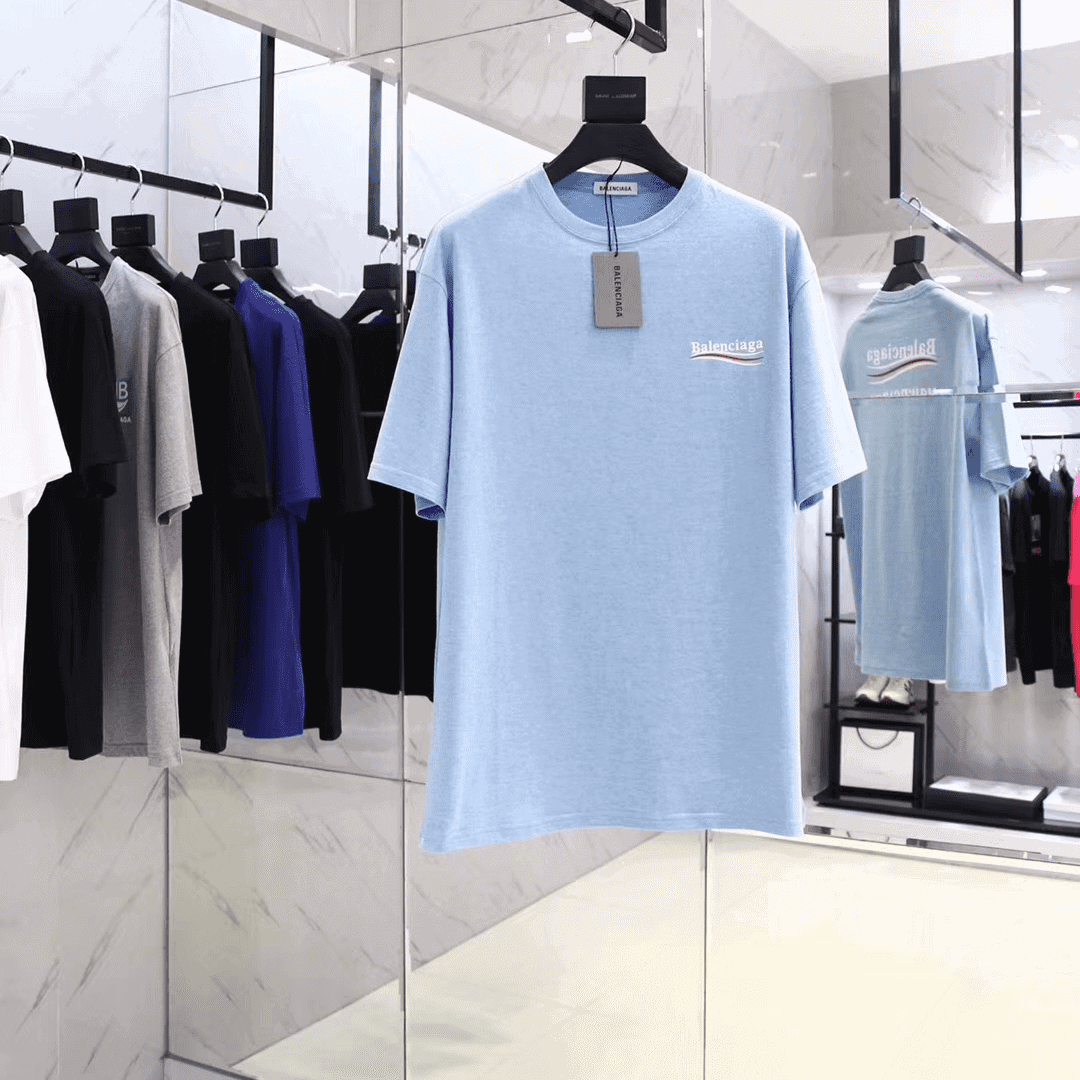 BALENCIAGA OVERSIZED LOGO-PRINT SLUB COTTON-JERSEY T-SHIRT - BB36