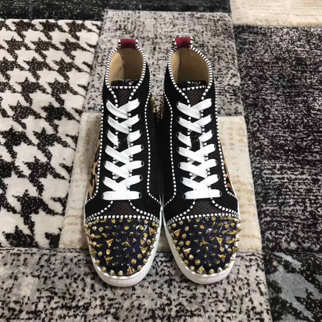 CHRISTIAN LOUBOUTIN HIGH TOP SNEAKER - CL25