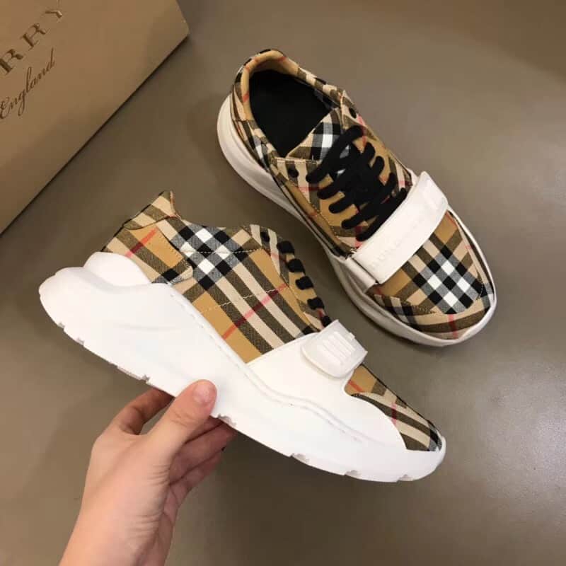 BURBERRY VINTAGE CHECK COTTON SNEAKER