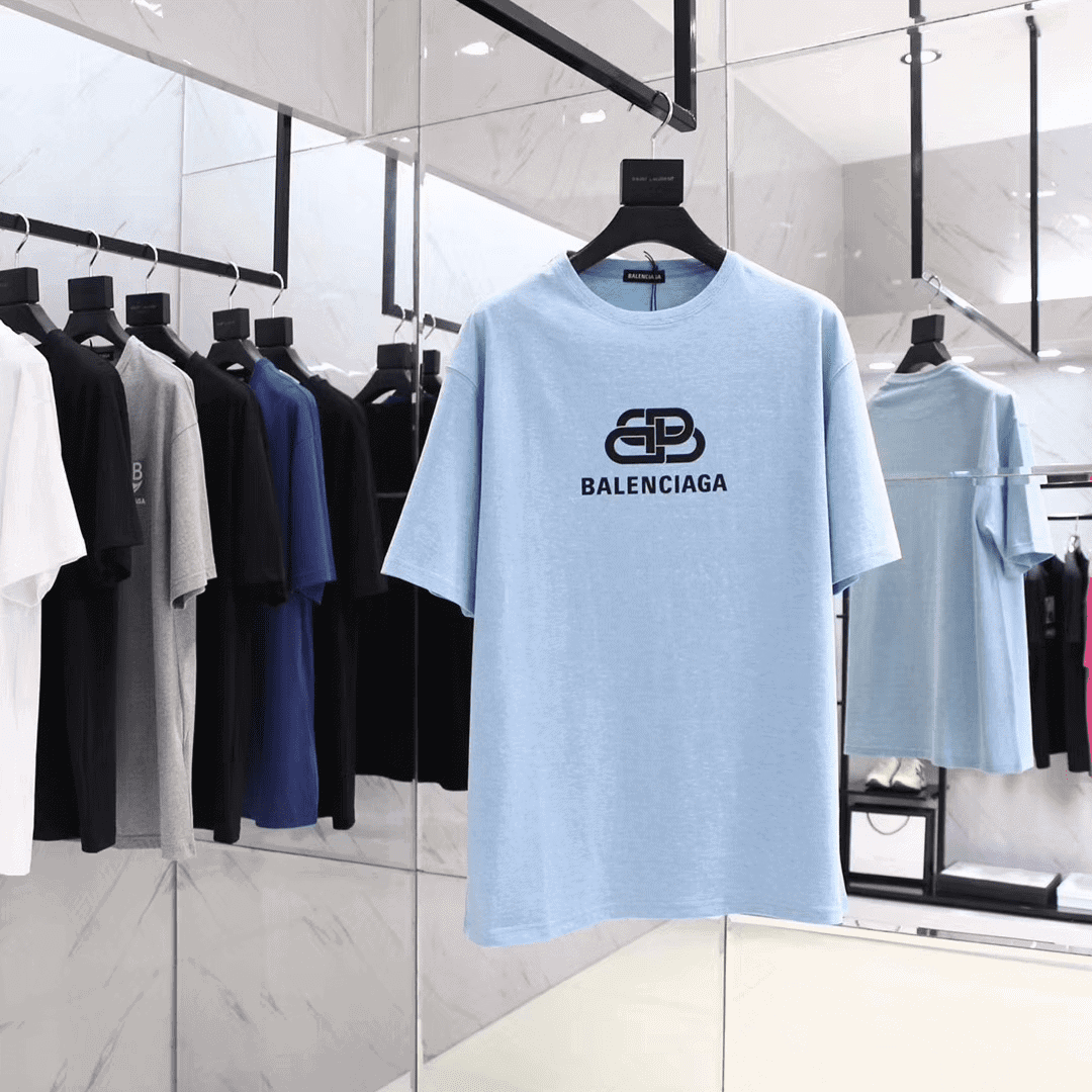 BALENCIAGA BB LOGO T-SHIRT - BB35