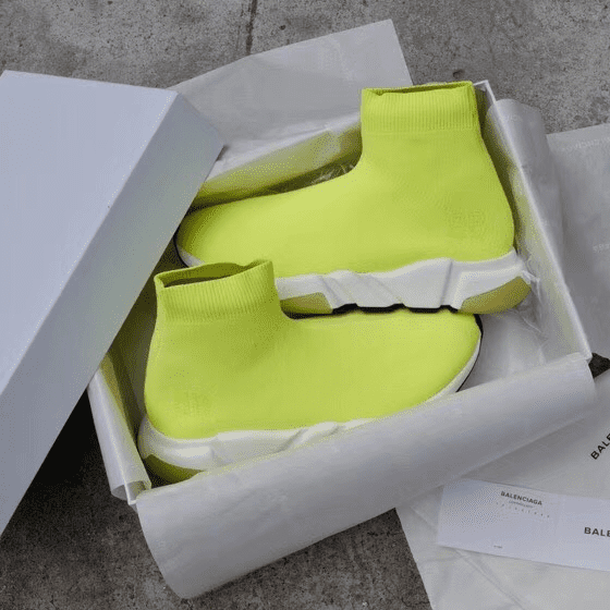 BALENCIAGA SPEED TRAINER NEON - BB17