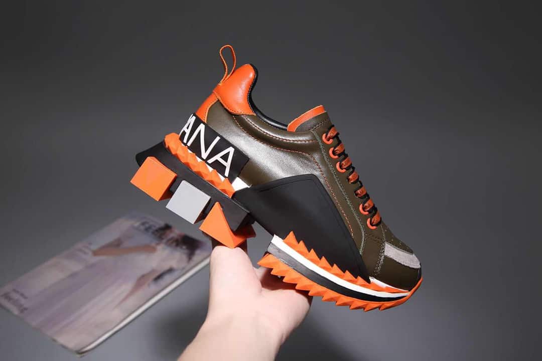 DOLCE & GABBANA SUPER QUEEN MULTICOLOR SNEAKERS - DG34