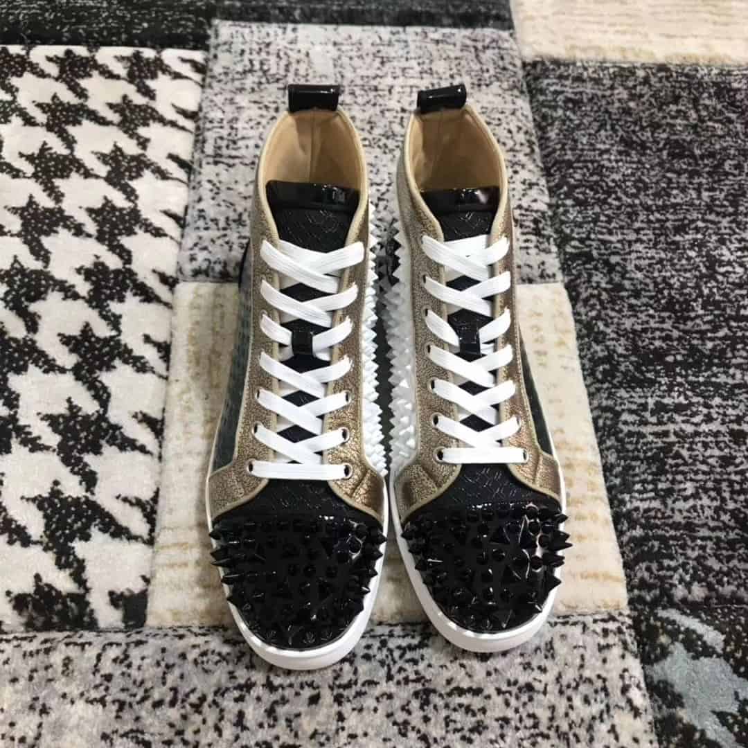 CHRISTIAN LOUBOUTIN HIGH TOP SNEAKER - CL24