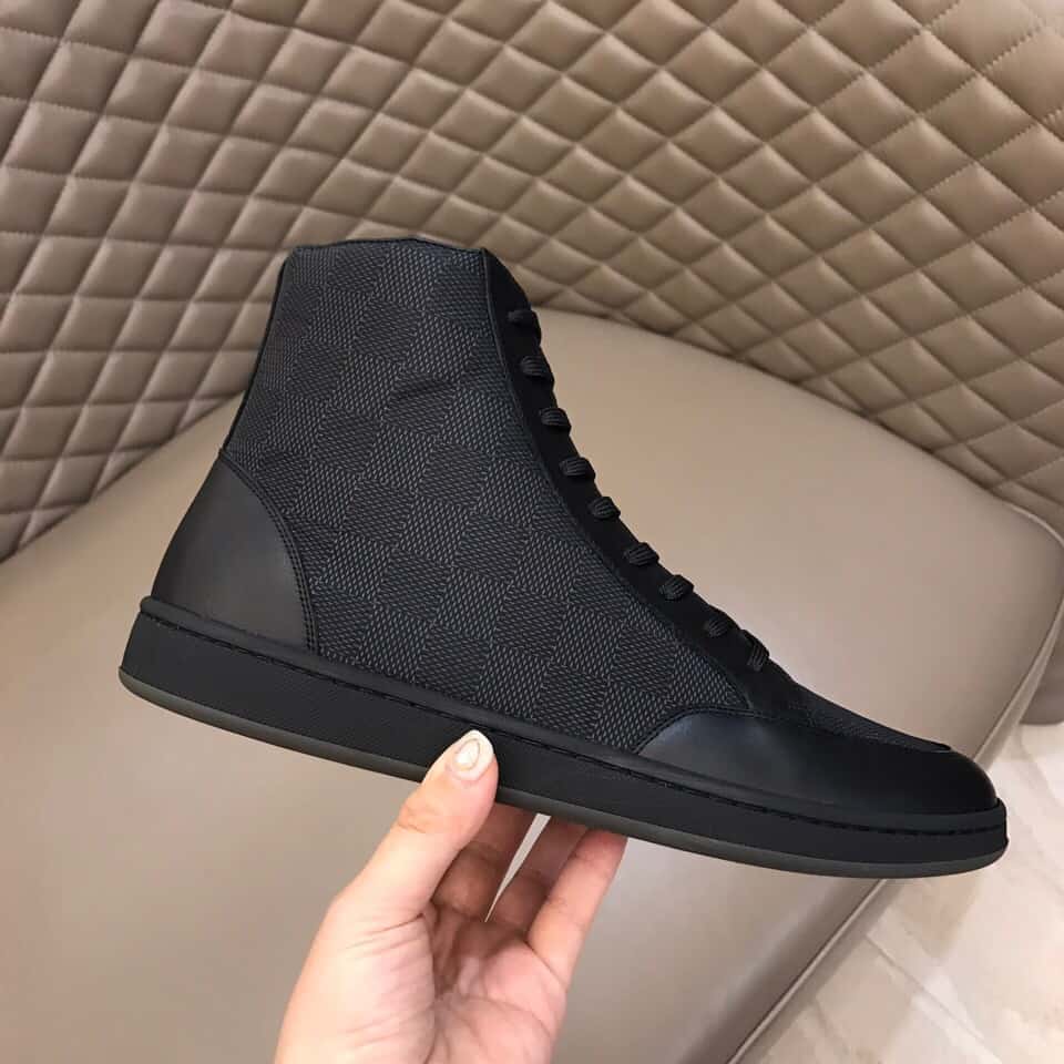 LOUIS VUITTON OFFSHORE HIGH TOP SNEAKER 'BLACK'