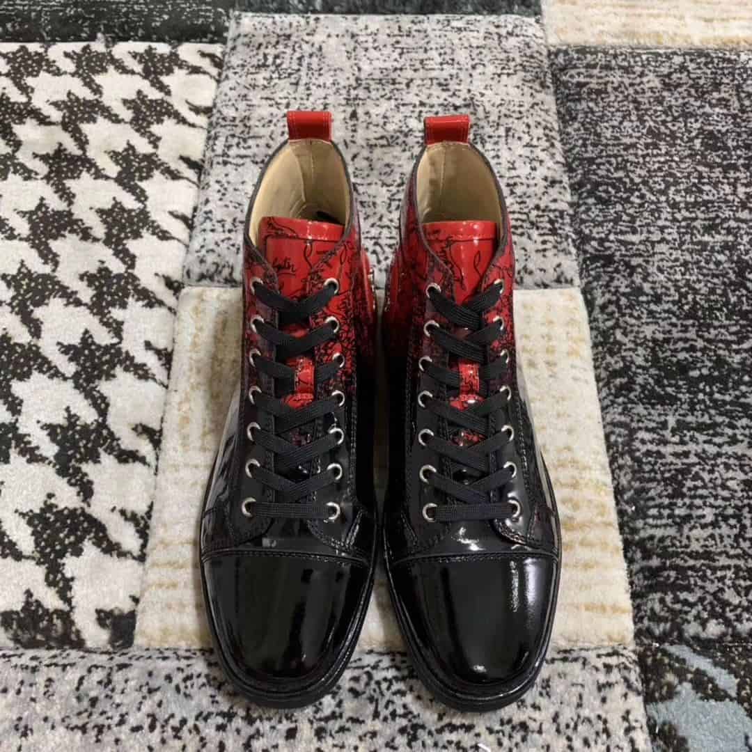 CHRISTIAN LOUBOUTIN HIGH TOP SNEAKER - CL15