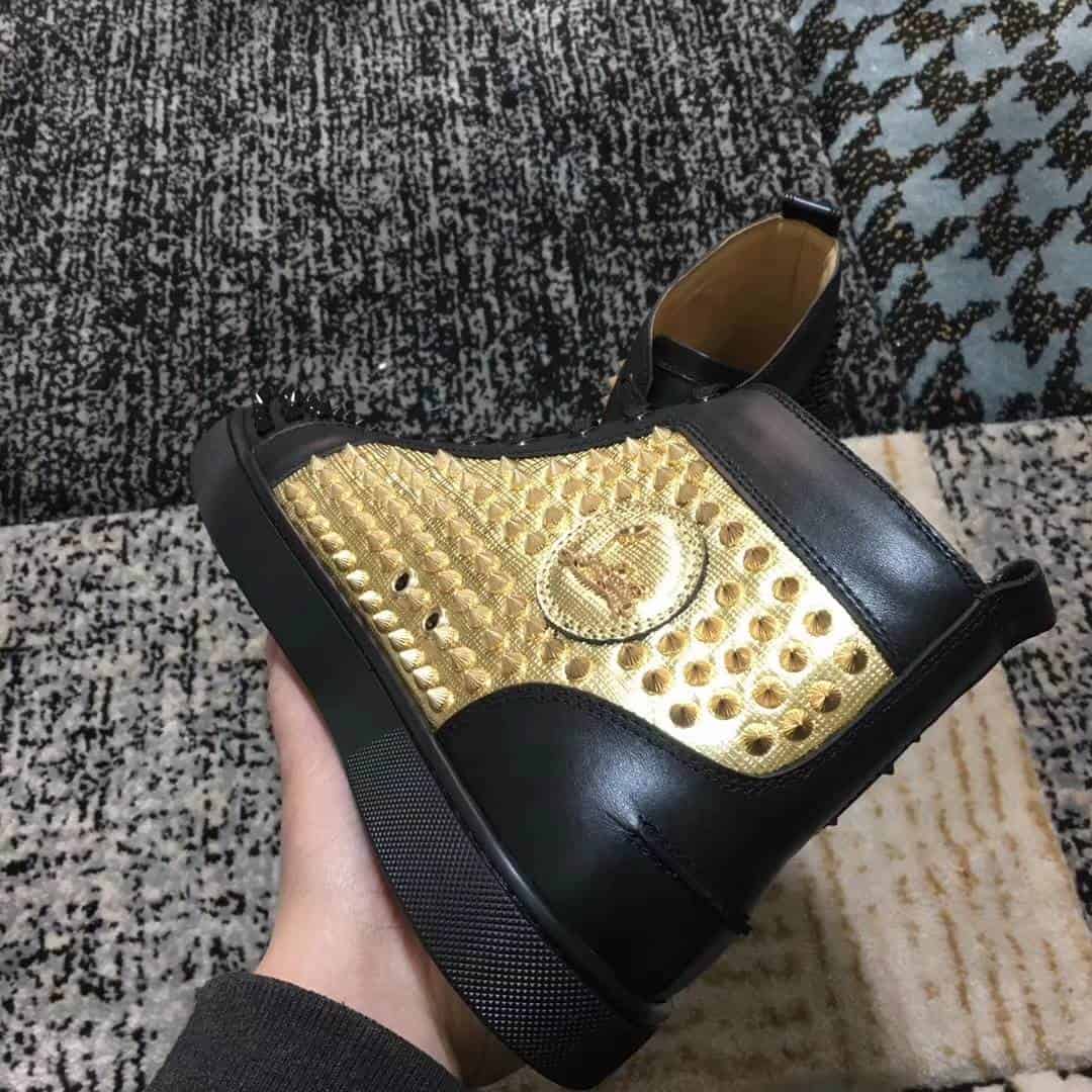 CHRISTIAN LOUBOUTIN HIGH TOP SNEAKER - CL46