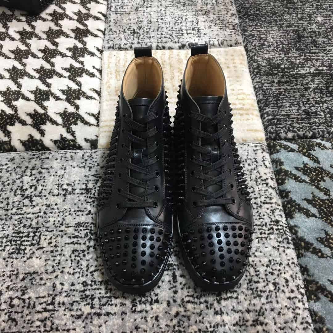 CHRISTIAN LOUBOUTIN HIGH TOP SNEAKER - CL13