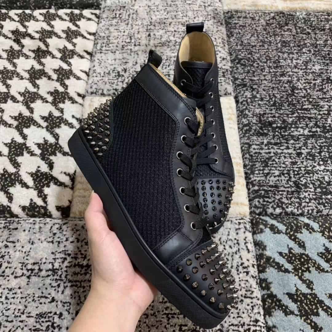 CHRISTIAN LOUBOUTIN HIGH TOP SNEAKER - CL4