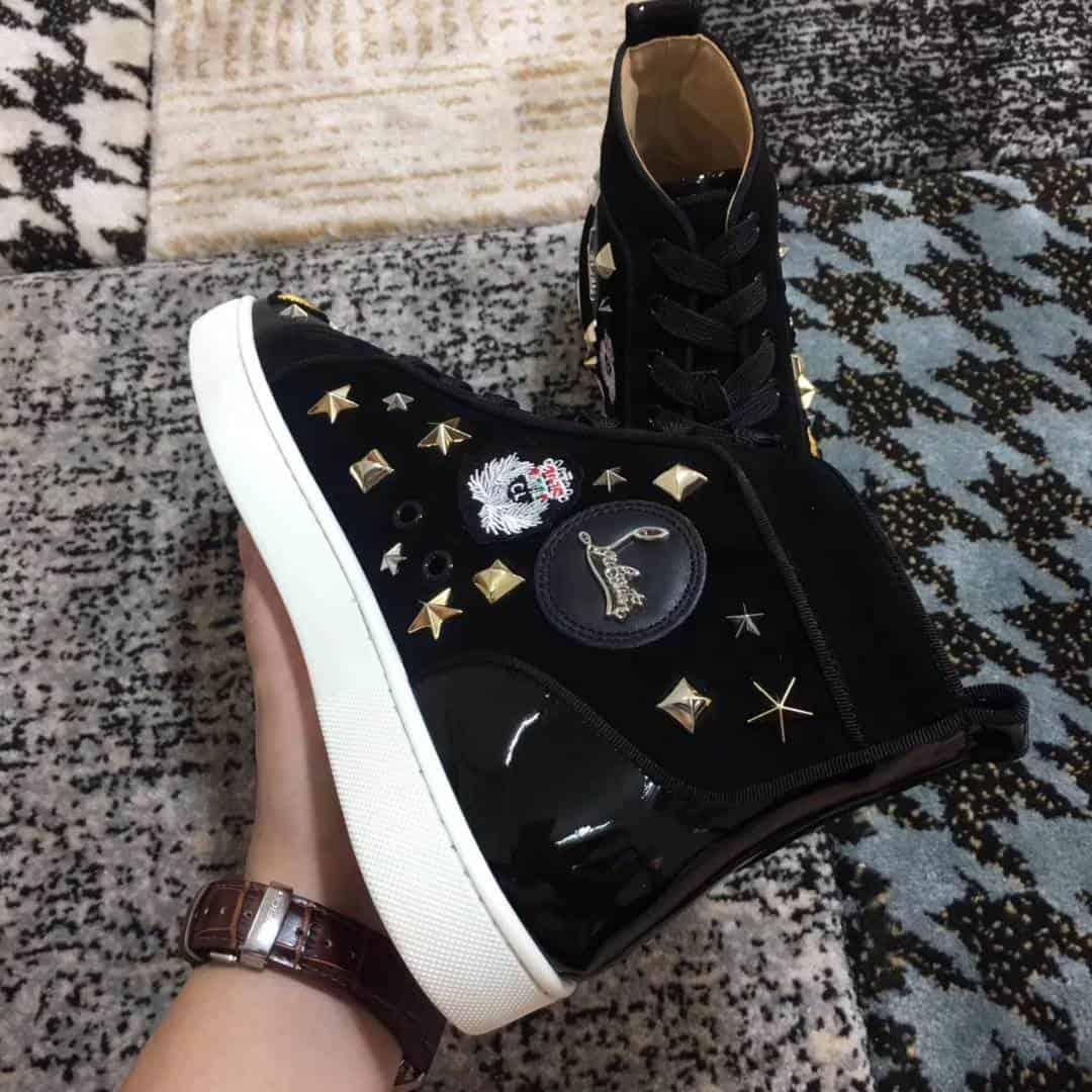 CHRISTIAN LOUBOUTIN HIGH TOP SNEAKER - CL49